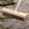 High-quality Stainless Steel Wire Floor Brush With Long Wooden Handle For Effective Cleaning