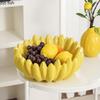 Yellow Banana Ceramic Plate Fruit Plate Snack Plates Storage Tray Fruit Bowl Decorative Plates Display Tray Organizer Tableware