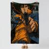 anime C-Cowboy Bebop-p Throw Thick Comfort Flannel Quilt, Multi-scene Use Indoor Outdoor Daily Nap