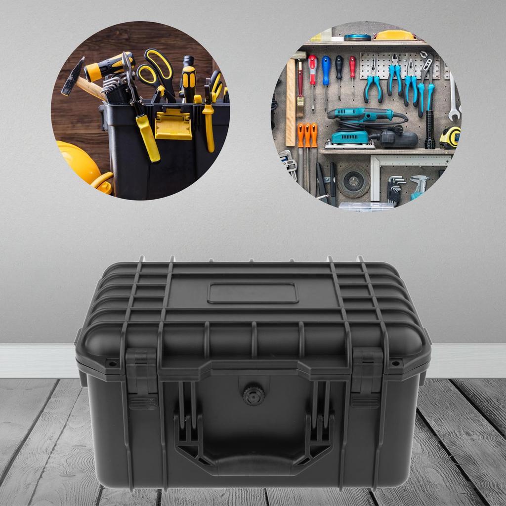 Box with Sponge, Waterproof Case, Impact-resistant, Shockproof, Universal Storage Case for Outdoor