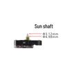 Sun Silent Quartz Clock Movement 12888 with Scanning Sun Axis
