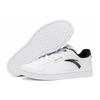 Anta Slip Resistant Abrasion Resistant Low top Skateboard Shoes Men's White Black Sneakers 912028003-3
