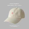 New Hat Baseball Hat for Women In Summer Thin Korean Style Versatile Face Showing Small Curved Brim Letter Baseball Cap