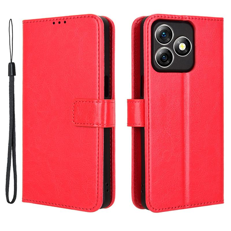 For Ulefone Note 18 Ultra Leather Phone Case Wallet Crazy Horse Texture