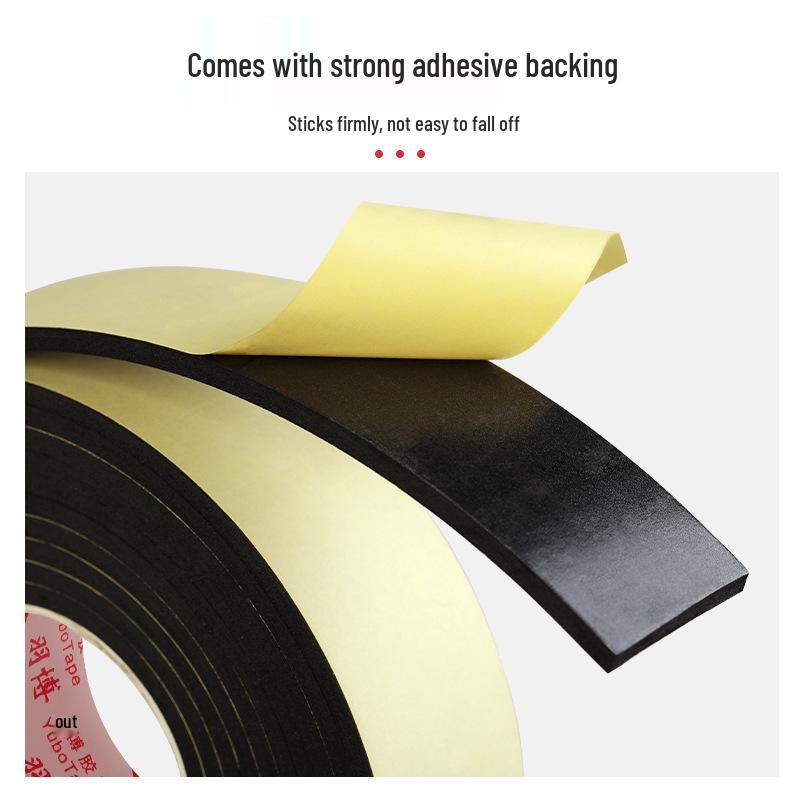 EVA Foam Adhesive Tape for Anti-Collision, Shock Absorption, and Noise Reduction - Ideal for Tables, Chairs, Doors, and Windows