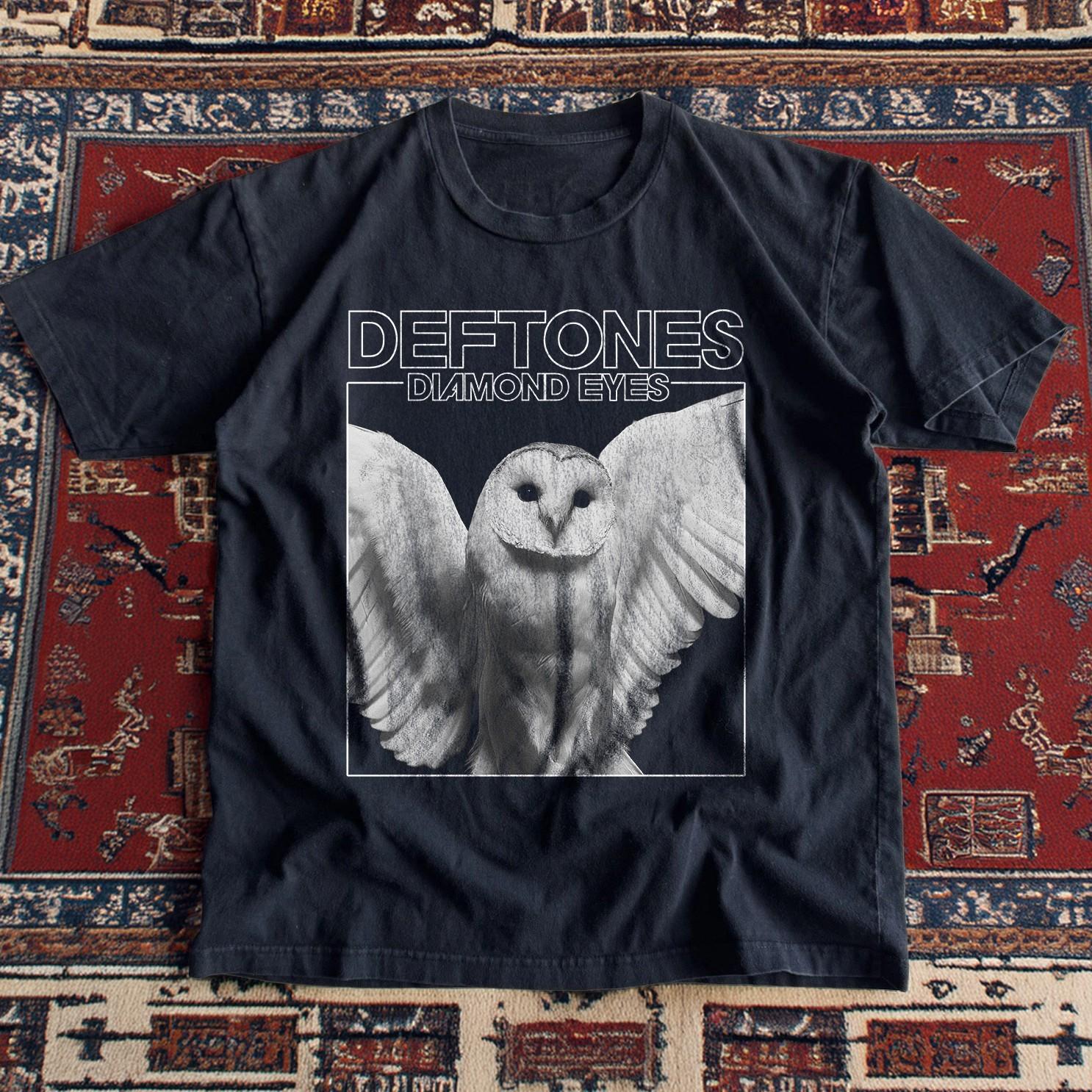 HOT! Deftones Diamond Eyes Black Heavy Cotton T-Shirt XXXXL