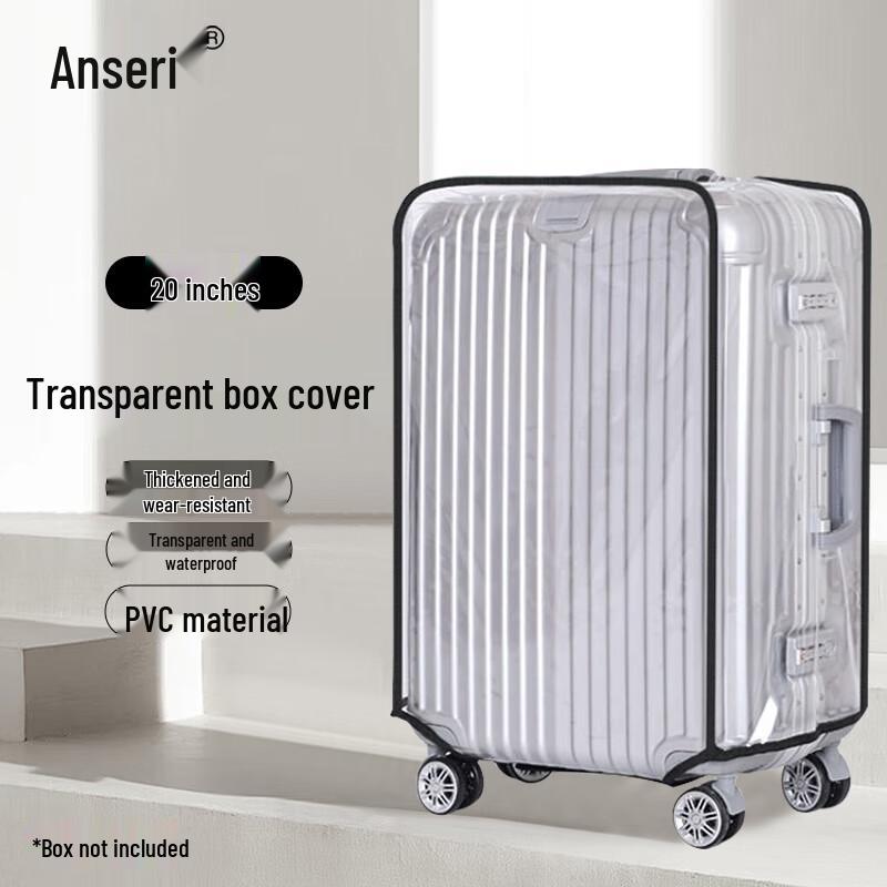 ASR Transparent Thickened PVC Luggage Protector Cover