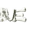 Yousheng 3D Printed Skull LOVE Keychain, Skeleton Keychain Pendant, Dark Style Bag Charms for Keys Backpack Necklace