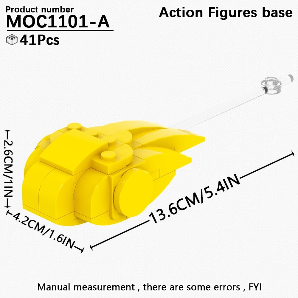 MOC Stand Movie Anime Military Action Figure Display Stands Box Blocks Compatible 75257 05007 75105 High-Speed Championed Block Bricks Toys Playsets