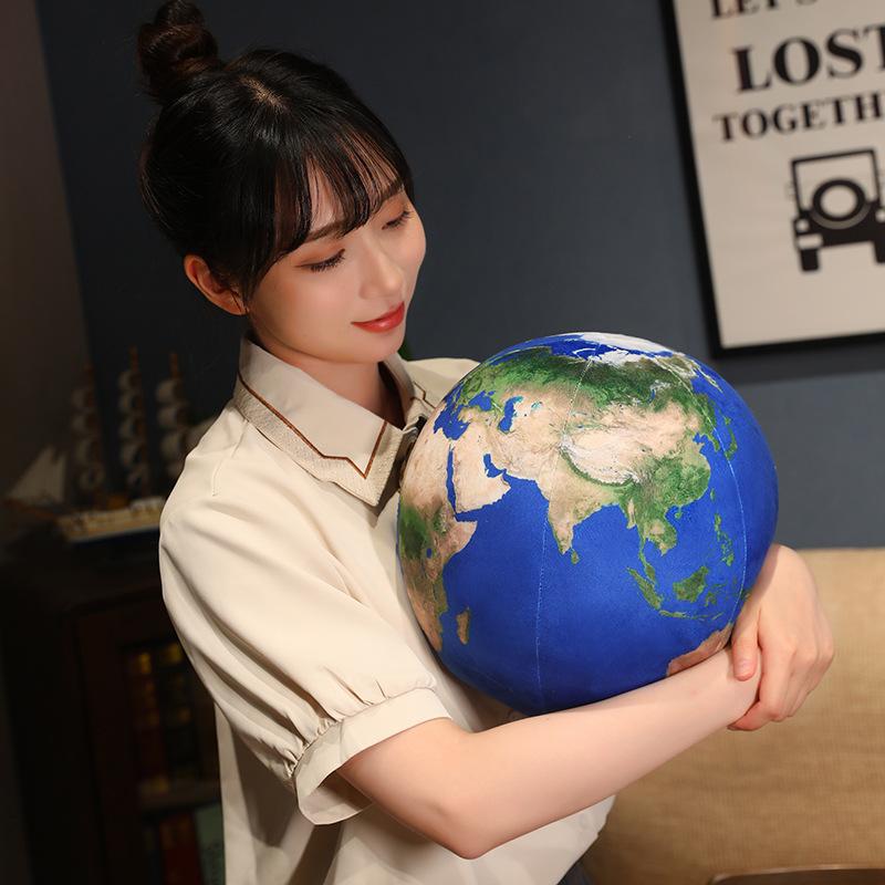 Simulation Earth Sun Mars Plush Toy Stuffed Planets In The Solar System Soft Doll Pillow Cushion Kids Toys Birthday Gifts Decor