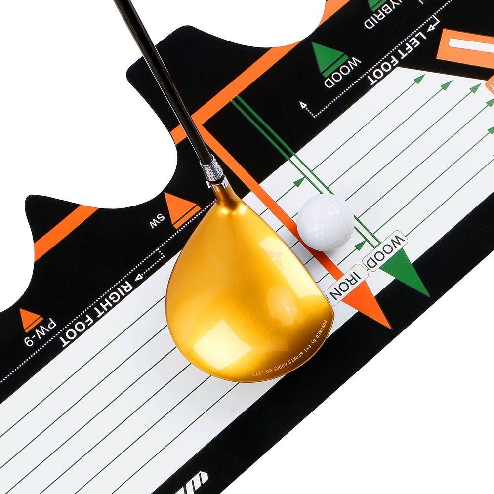 Swing Training Putter Practice Device Hitting Station Mat Golf Training Aid  Entry Level