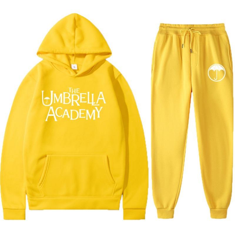 The Umbrella Academy Hooded Sweatshirt Casual Sports Pants Set