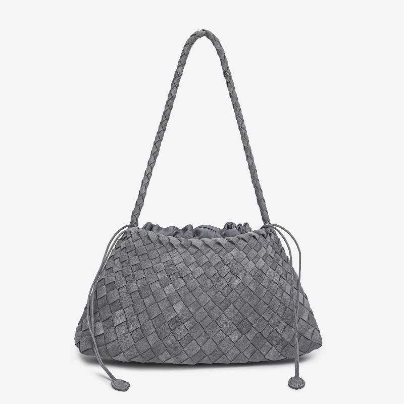 Sac bandoulière tissé à la main automne et hiver sac bateau dépoli rétro panier de légumes sac à main mère