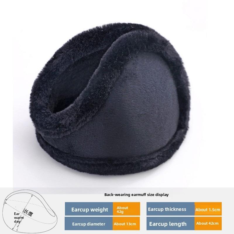Warm Earmuffs for Men, A Winter Anti-freezing and Ear-keeping Wonder. Thickened with Fleece, Windproof and Cold-proof Earmuffs
