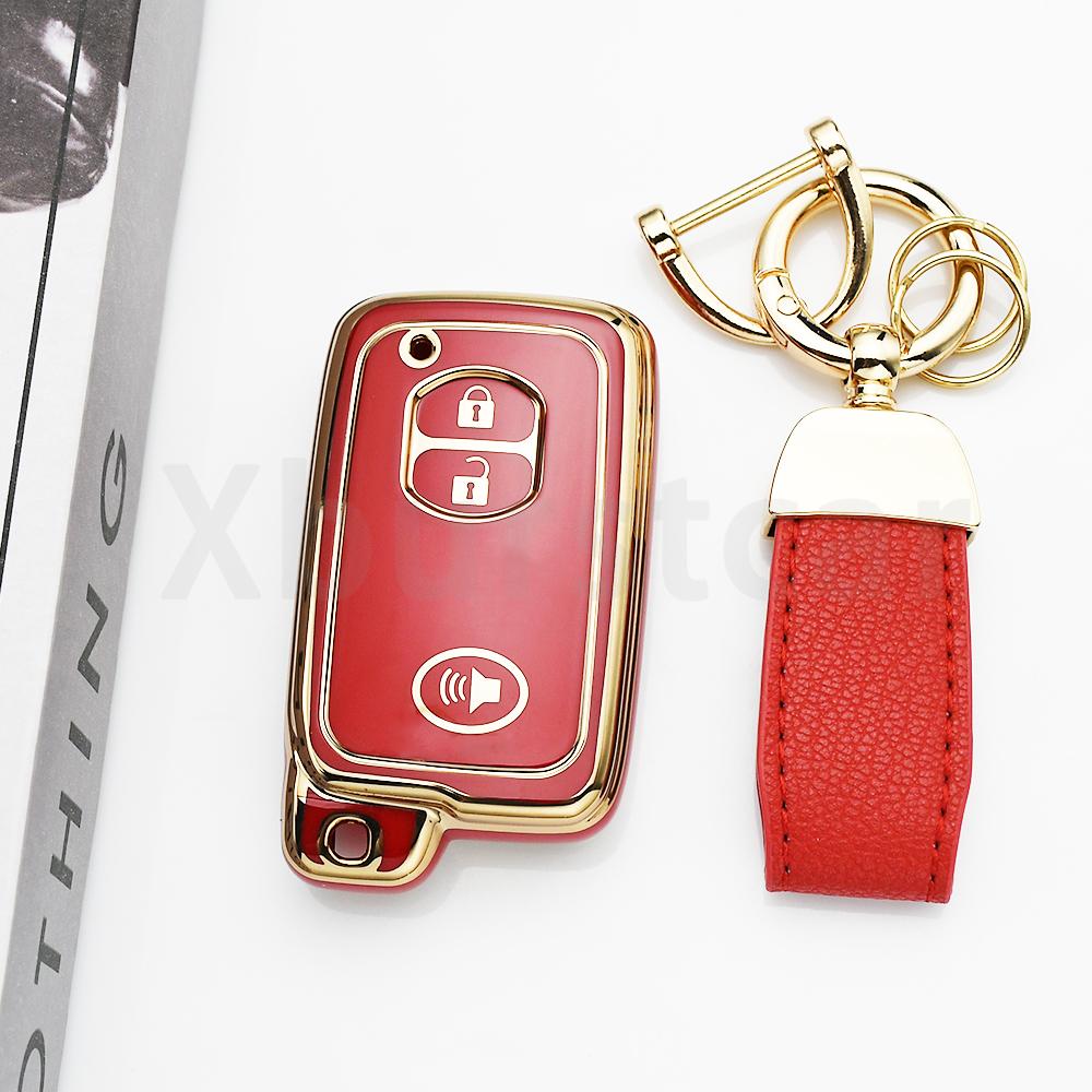 Fashion Tpu For Toyota Land Cruiser Auris Prius 30 Alpha Aqua Lexus Lc 200 Car Key Case 2/3/4 Buttons Remote Cover Shell Holder