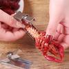 2Pcs Crawfish Peeler Tool,Stainless Steel Crawfish Peeler Tool,Crayfish Shelling Device Seafood Tool-Easily Peeling Shrimp Tails