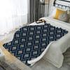 Patterned Bed Blanket Microfiber Flannel Cover Blanket Bedroom Living Room Sofa Soft And Comfortable Home Decoration