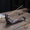 Frog Backflow Incense Burner for Incense Stick Creative Censer Home Decor Tabletop Ornament Living Room Incense Holder 1PC