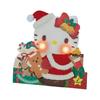 Рождественская открытка Sanrio Открытка со светом и мелодией Hello Kitty Пушистая открытка для сообщений Поздравительная открытка JXPM26-4 109924