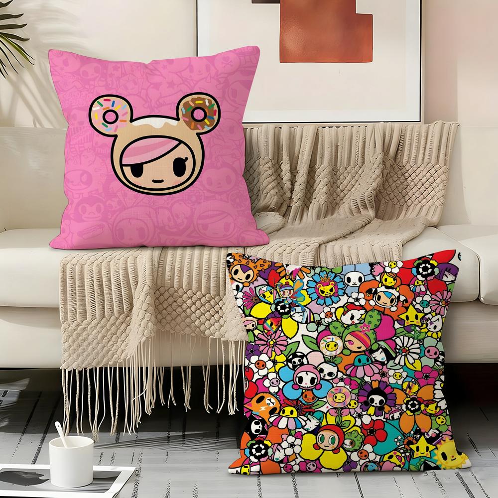 T-Tokidokis Brand Pillow Case Pillowcase, Double-Sided Printed, Sofa Cushion, Bedroom Headboard Pillow