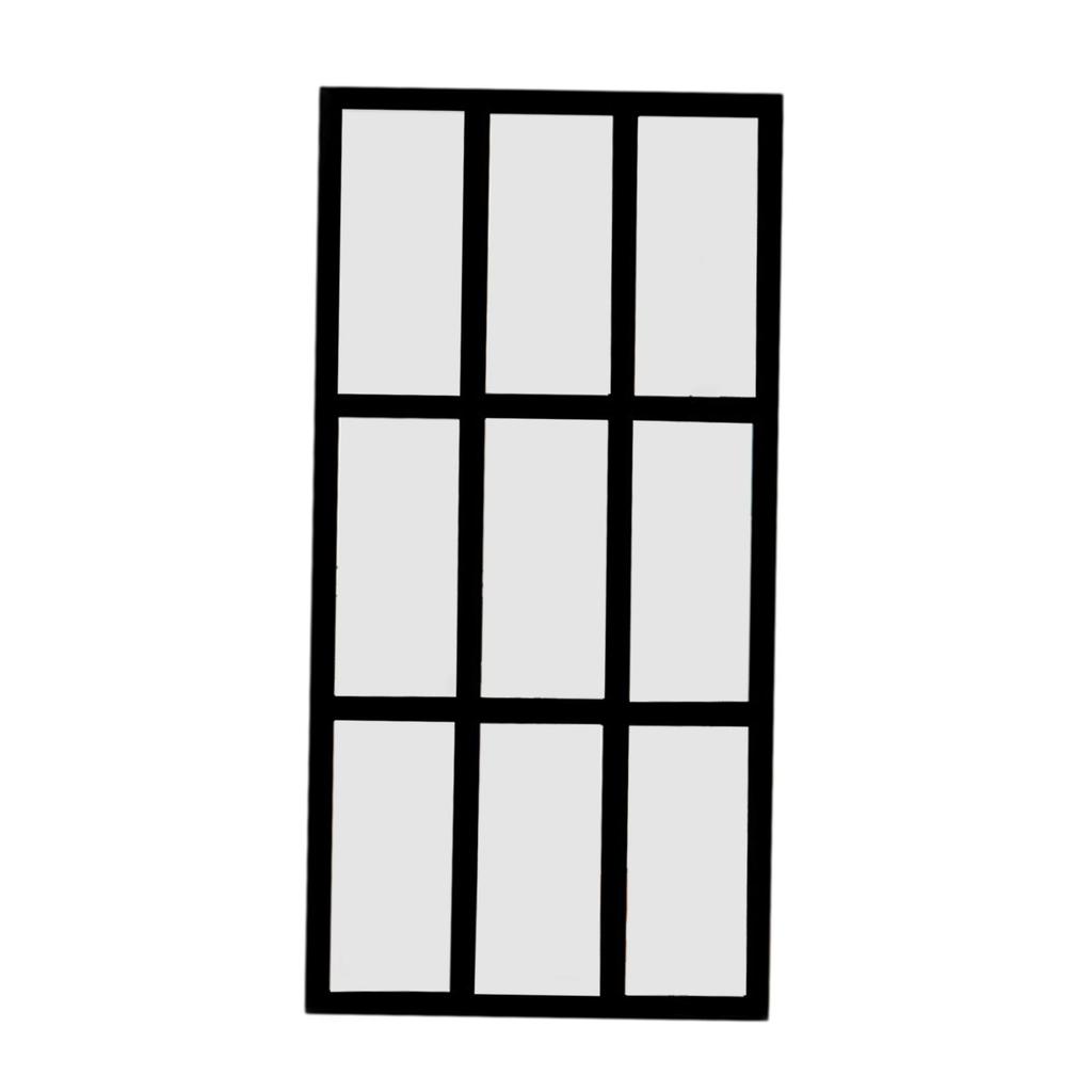 Decorative Wall Mirror Minimalist Imitation Window Wall Mirror Wall Decor for Living Room Farmhouse Bathroom Kitchen Bedroom