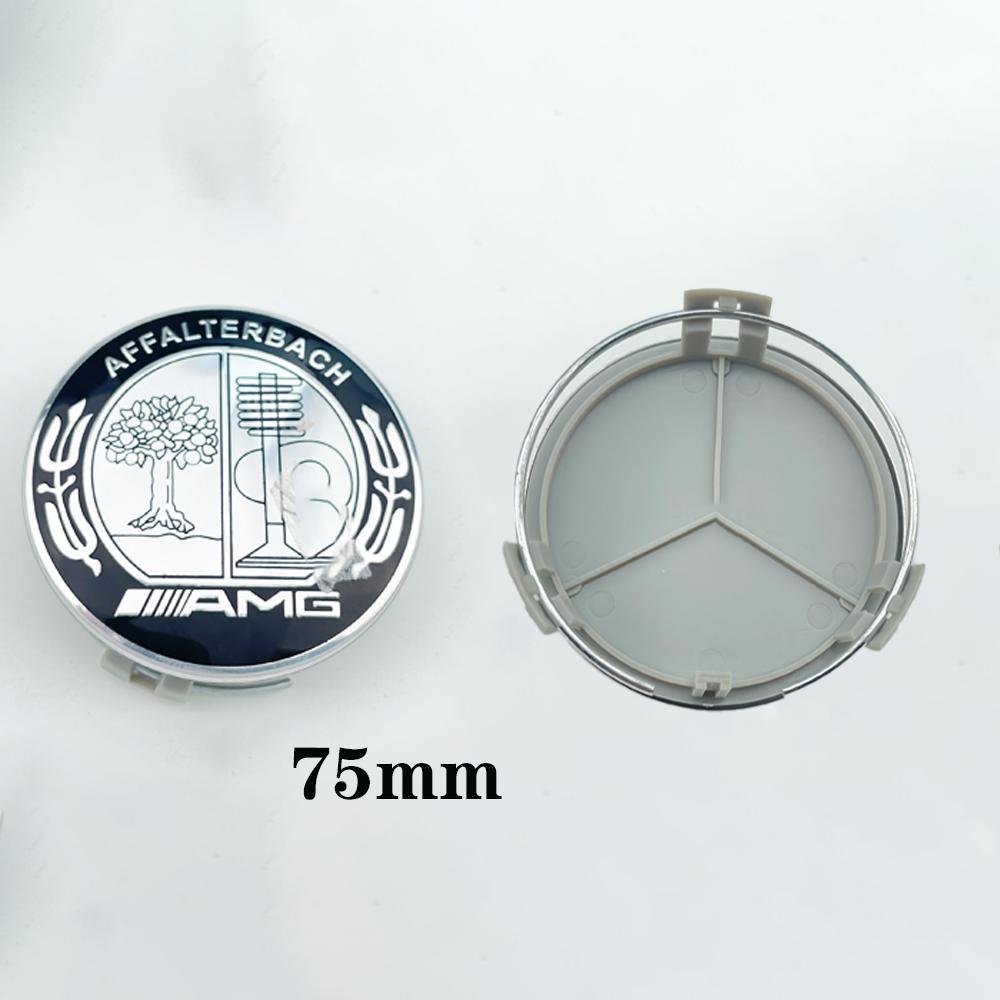 4PCS 75MM Car Wheel Center Hub Caps Covers For Mercedes Benz A B C S Class AMG GLA CLA GLC W176 W221 W204 W205 accessories