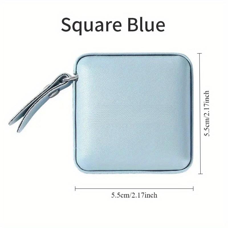 1pc Soft Square Tape Measure Push Button Measuring Tape Body Measuring Soft Tape Retractable Inch Tape For Sewing Dou