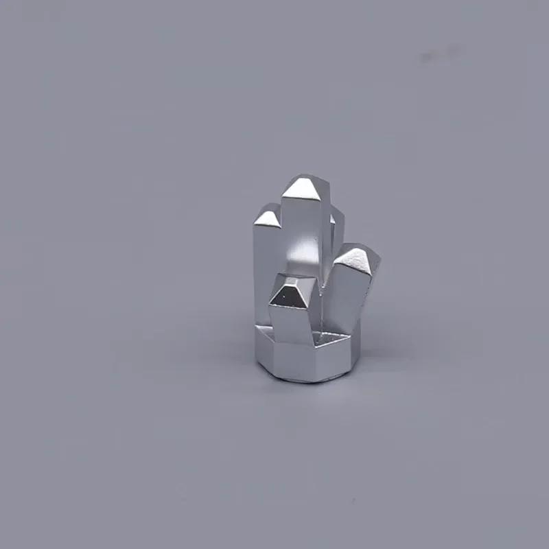 Small  Building Block Treasure Gem Gold Coin Money Model Golden Eggs Gold and Silver Spray Paint Compatible with LEGO DIY Part