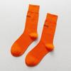 Calzini a coste colorati in cotone sportivi lunghi calzini moda streetwear