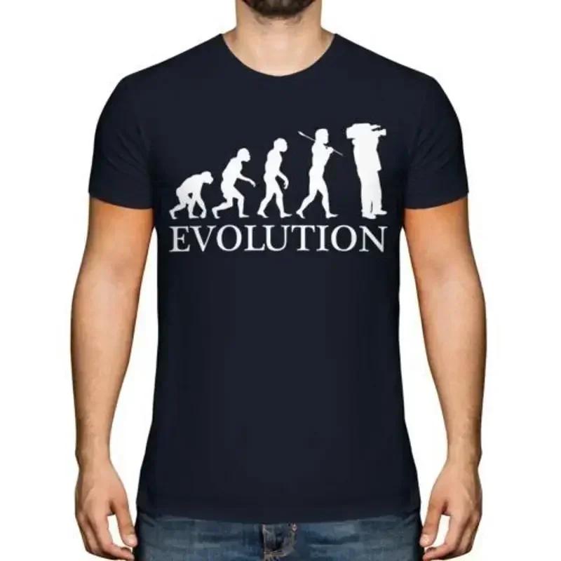 Evolution Of Unisex Camera Unisexs Tshirt Top Gift Photographer Camera