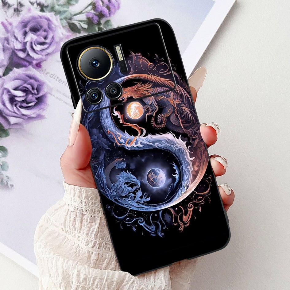 Für Infinix Note 12 VIP Hülle X672 Cover Neue Stilvolle Blume Schmetterling Weiche Silikon Handyhülle Für Infinix Note 12i X6819 Bumper