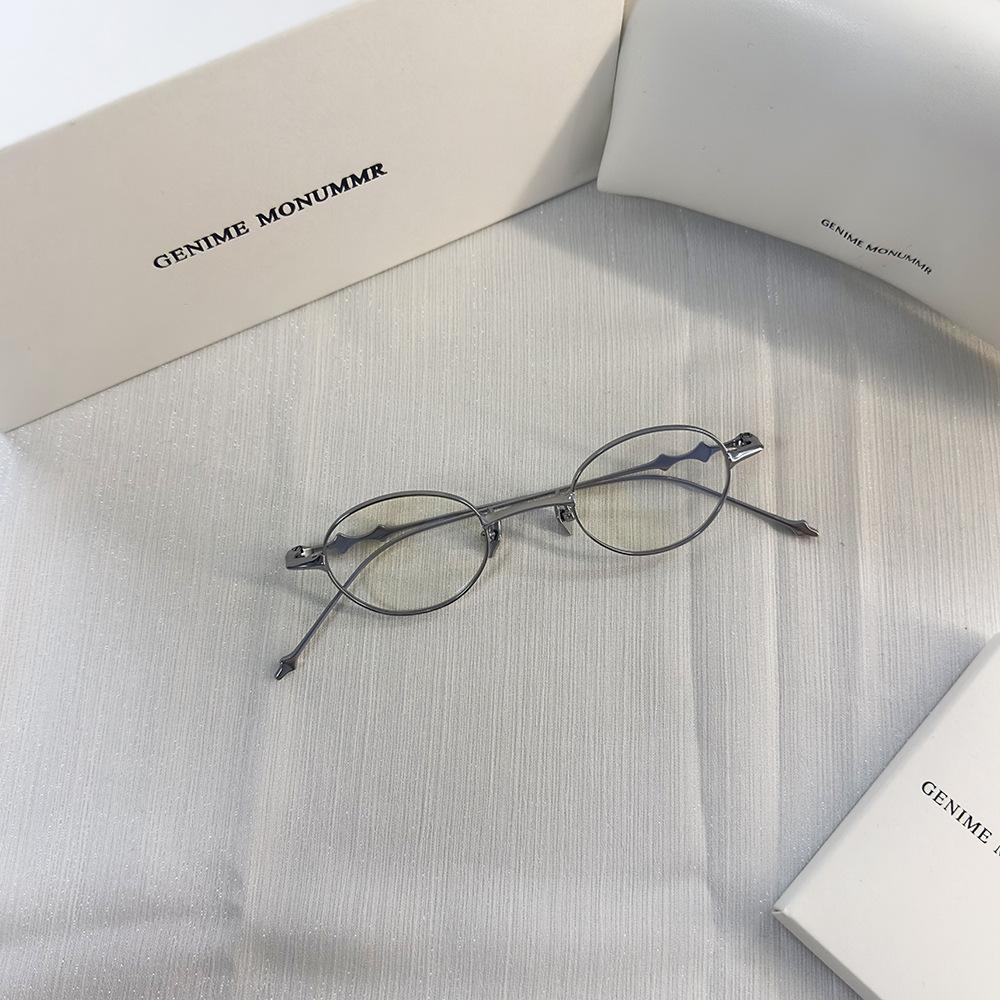 

Glasses Atomi Frame Men S And Women S Aba Retro Pure Titanium Plain Ep Round Frame Lenses With Myopia