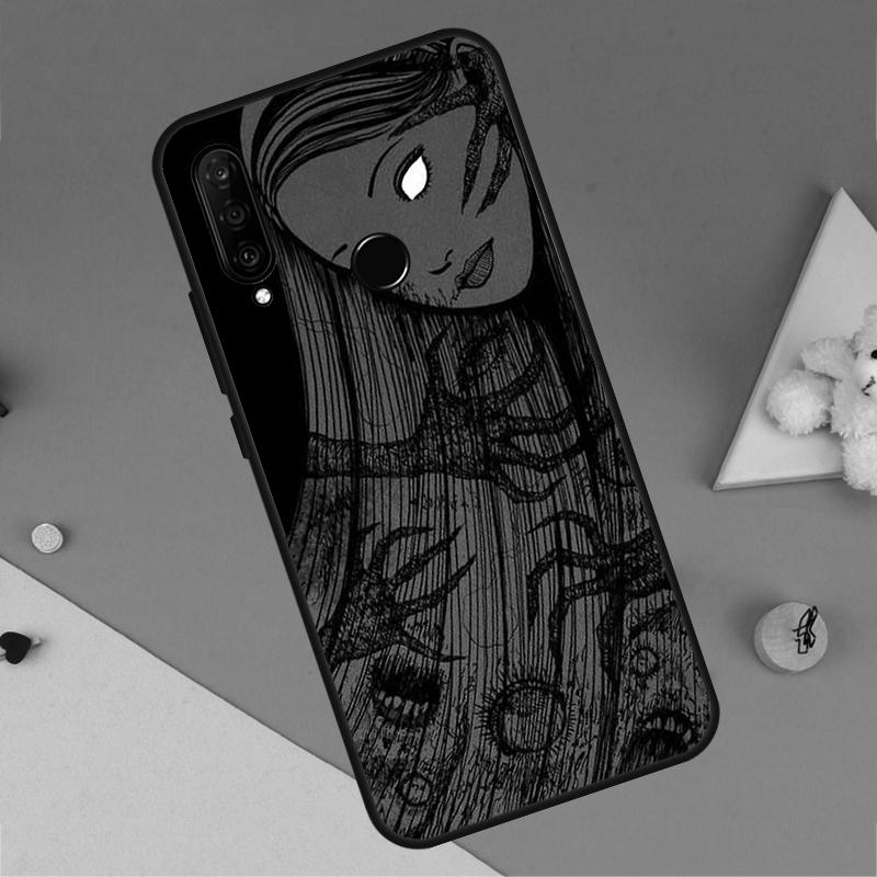 Horror Manga Style For Huawei P30 P40 Lite P60 Pro Nova 7i 8i 11i 12i 12s 10 9 SE Y90 Y60 Y70 Y72 Y61 Y91 Case