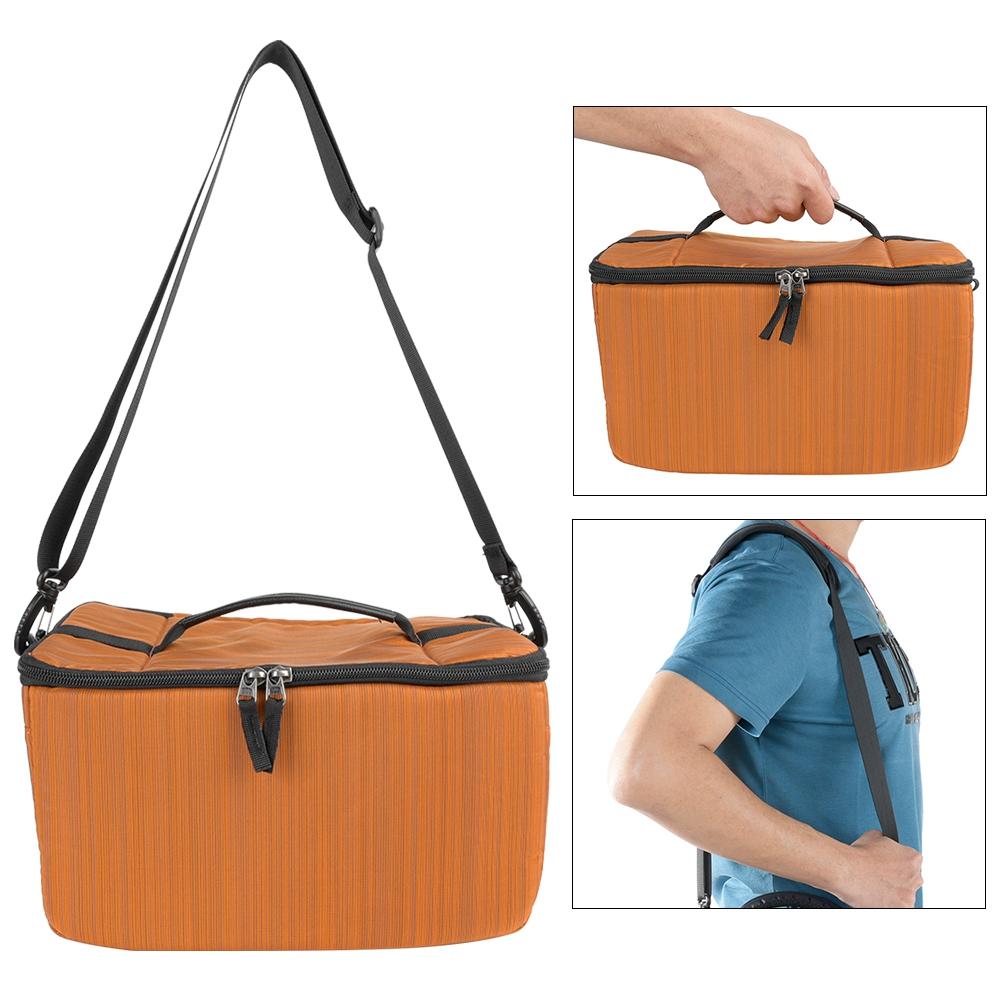 Geantă impermeabilă pentru obiectivul camerei DSLR cu curea de inserție pentru husă despărțitoare, husă protectoare