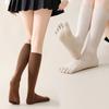 Harajuku Split Toe Socks Anti-slip Mid-tube Stocking Women Simple JK Calf Stockings  Spring Summer