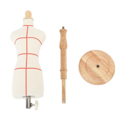 Female Dress Form Beech Wood Stable Dress Form Mannequin Torso with Stand for Display Sewing