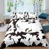 Halloween Flying Vampire Bedding Set Bats Duvet Cover Single Double King Polyester Quilt Cover