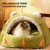 Warm House Puppy Nest Closed Cat Sleeping Bag Cute Cat Bed  for Winter