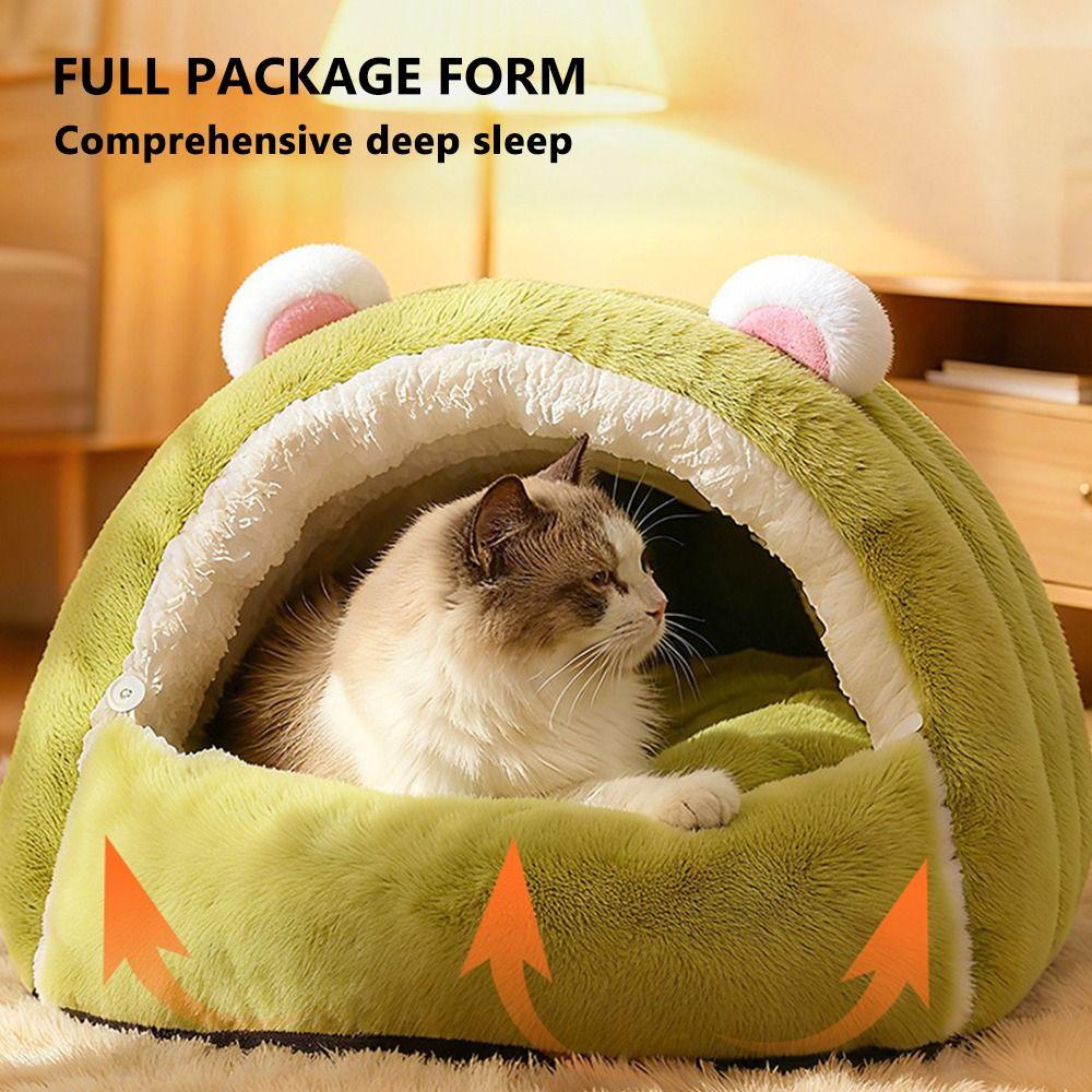Comfortable Pet Snuggle Sack Puppy Nest Closed Cat Sleeping Bag Sleeping Bag Nest for Winter