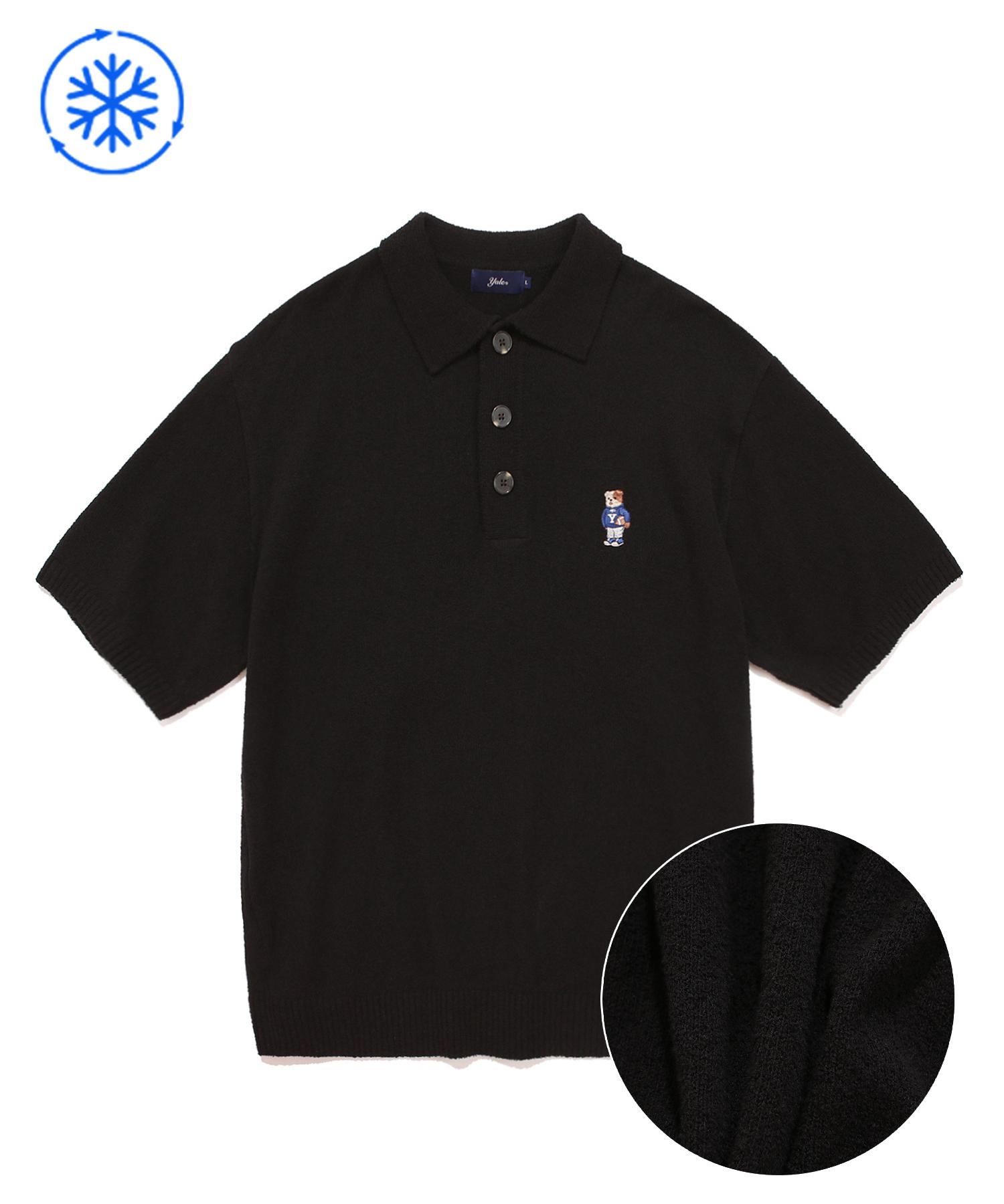 

YALE EMBROIDERY DAN BOUCLE PK KNIT BLACK