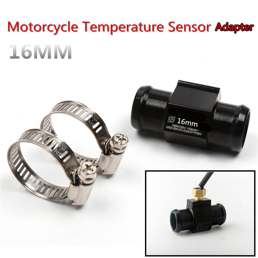 Red LCD Digital Instruments Thermometer Water Temp Temperature Gauge Meter With 16mm Sensor Head Plug For Racing Scooter