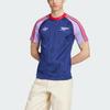 Adidas Originals Arsenal Series Comfortable Casual Retro Sports Short Sleeve Football Shirt Men Tops Night-Sky-Purple IS6505