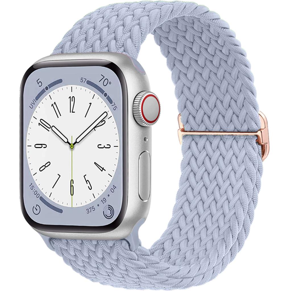Braided Solo Loop Strap For Apple watch band 44mm 40mm 49mm 45mm 41mm Elastic Nylon bracelet iWatch series 8 3 se 6 7 Ultra 2 9