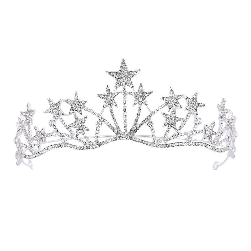 

Bridal Crown Headwear New Star Style Crown Headband Bridal Hair Accessories Birthday Crown Bridal Accessories