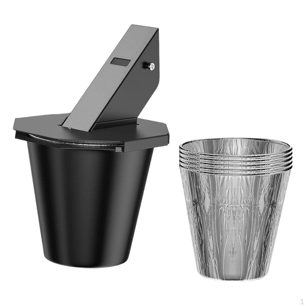 Drip Grease Bucket and Foil Liners Sturdy Oil Catcher Container for Camping