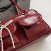 Women Hobo Bag Shoulder Bag with Top Handle Faux Leather Retro Handbag Shoulder Purse for Daily Use Commuting Travel Date