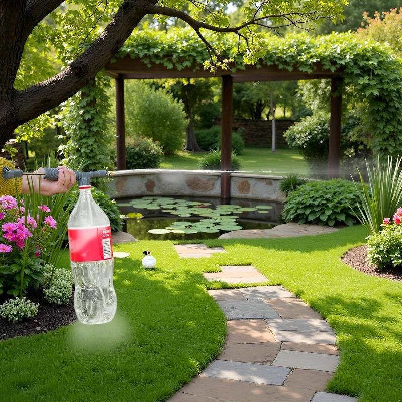 Universal Bottle Spray Nozzle Multi-Function Sprayer for Disinfection Plant Care Car Washing Garden Use Essential Garden Tool