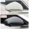 For BYD Seal EV  - 2025 Car Side Rear View Mirror Caps Shell Decoration Cover Trim ABS Chrome / Carbon Fiber Accessories