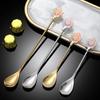 Cherry Blossom Long Handle Stainless Steel Stirring Spoon