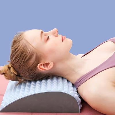 Durable And Safe 1Pc Back Stretcher Pillow Neck Lumbar Support Massager For Neck Waist Back Herniated Disc Pain Relief Massage Relaxation Tools